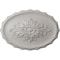 Ekena Millwork Oxford Ceiling Medallion, Hand-Painted Ultra Pure White, 16 7/8"W x 11 3/4"H x 1 1/2"P CM16OXUWF - alternate 1